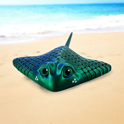 Manta Ray - Zielono / Niebieska