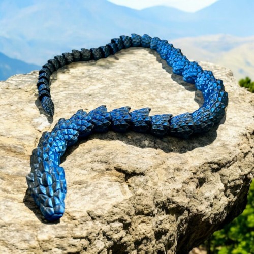 Brazylijska Kobra - Czarno / Niebieska