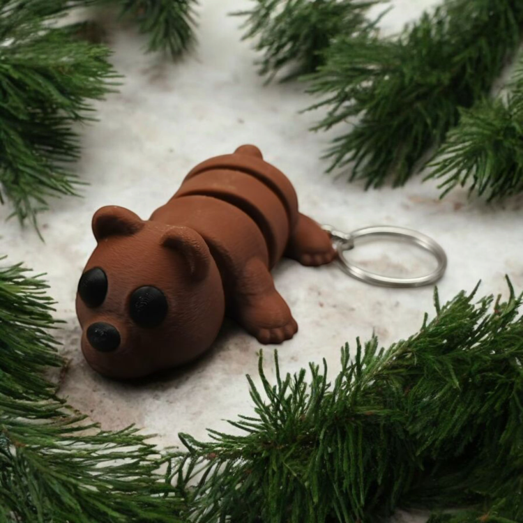 Brelok Miś - Brązowy