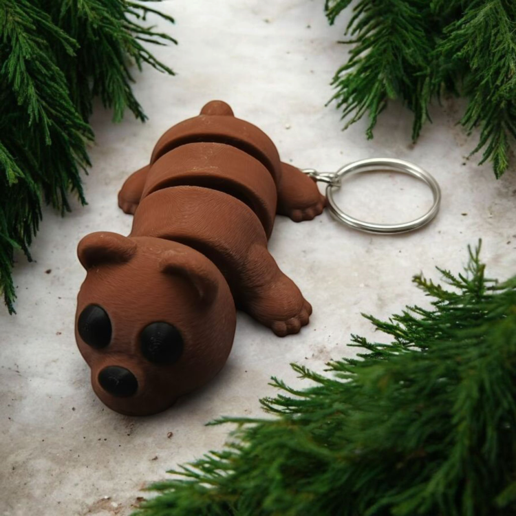Brelok Miś - Brązowy