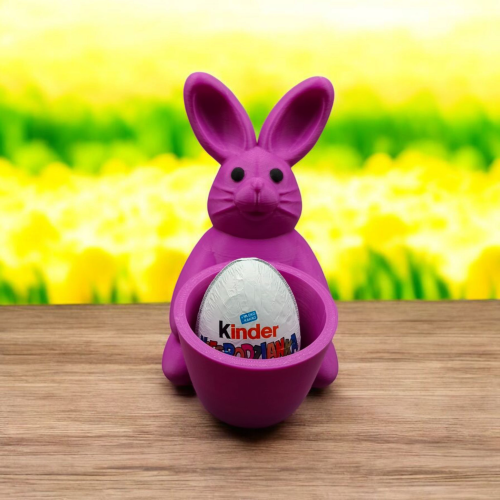 Zajączek z koszyczkiem - Fuksja