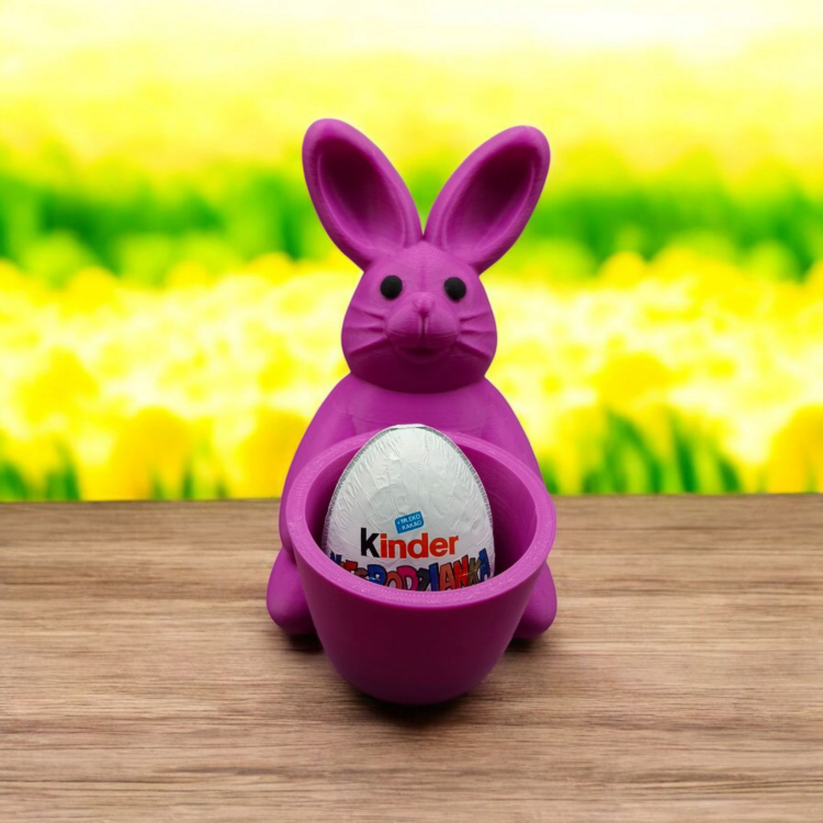 Zajączek z koszyczkiem - Fuksja