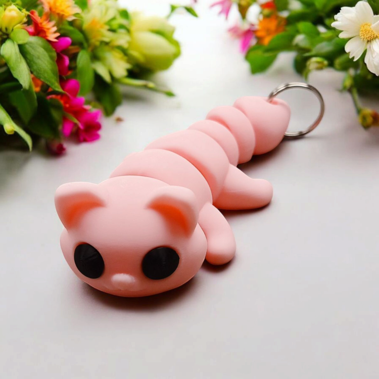 Brelok Kot - Różowy