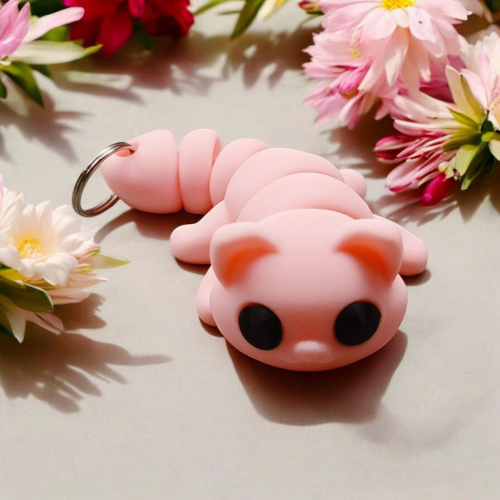 Brelok Kot - Różowy