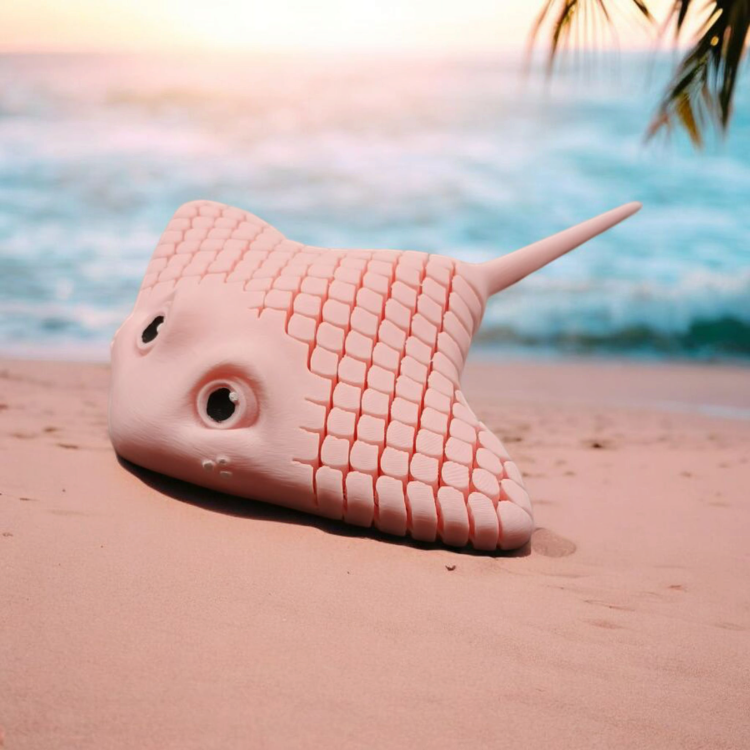 Manta Ray - Różowa