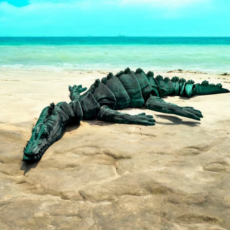 Dinozaur Notozaur - Czarno / Turkusowy