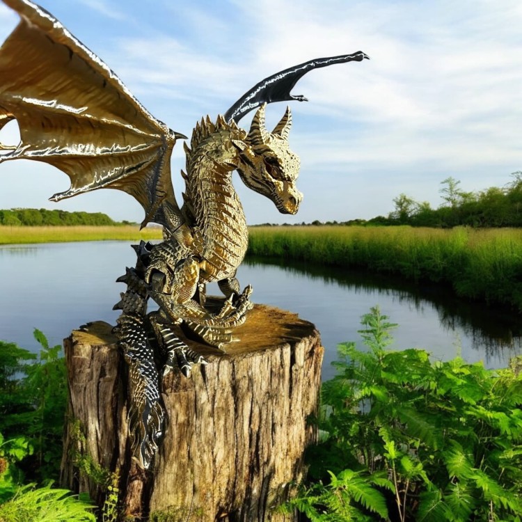 Epicki Smok - Czarno złoty