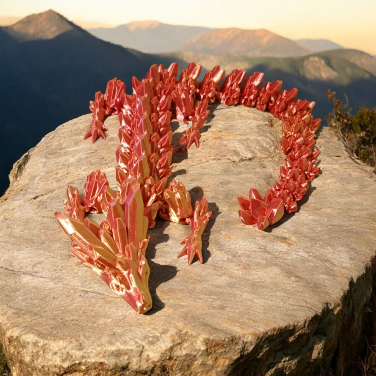 Smok kryształowy - Ognisty