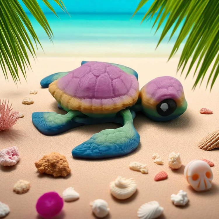 Minis Żółw - Tęczowy