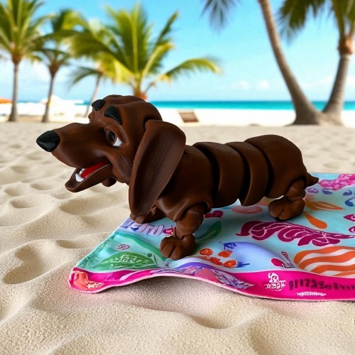 Pies druk 3D jamnik Winston