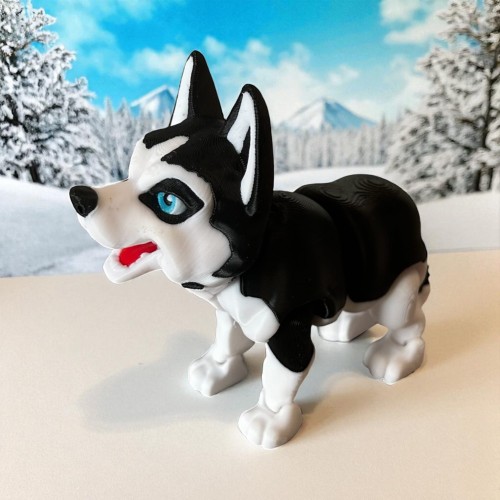 Pies druk 3D husky Maya