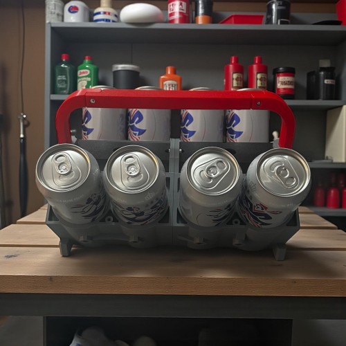 Nosidło na napoje w kształcie silnika V8