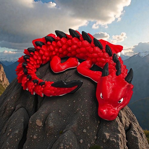 Smok chiński druk3d