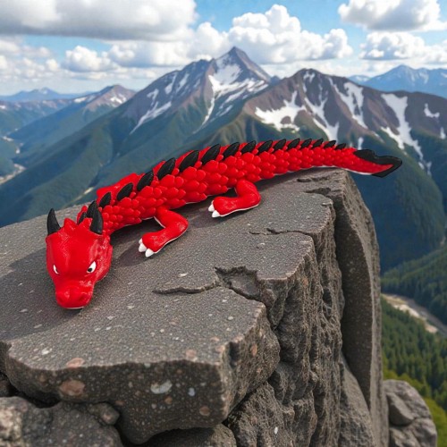 Smok chiński druk3d