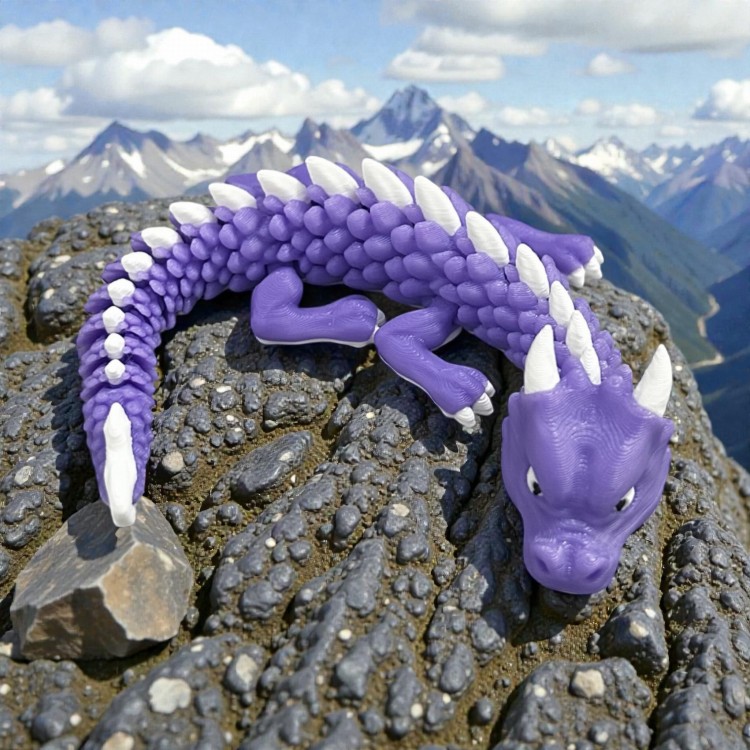 Smok chiński druk3d