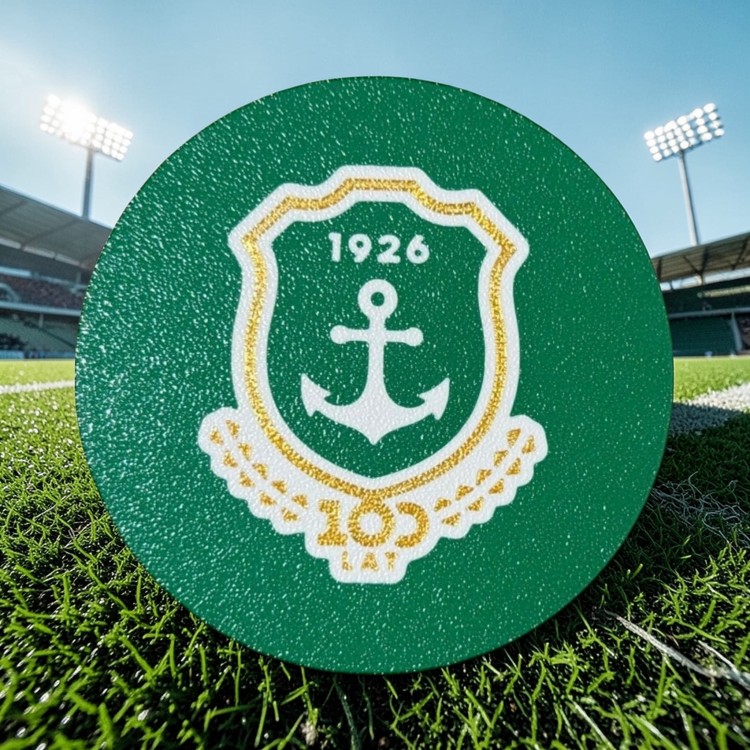 Podkładki pod napoje Kotwica Kórnik - 6szt + stojak