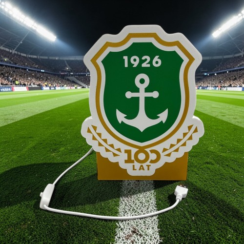 Lightbox / Lampka LED Kotwica Kórnik - Herb 100 lat