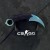 Nóż Karambit (ICE) Dekoracja CSGO i CS2 Druk 3D