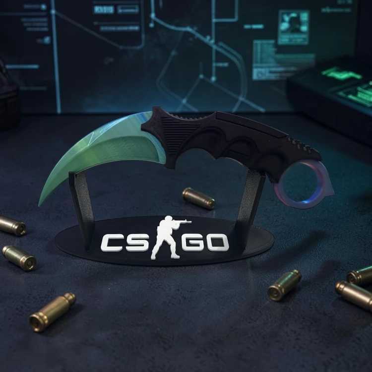 Nóż Karambit (MARBLE) Dekoracja CSGO i CS2 Druk 3D