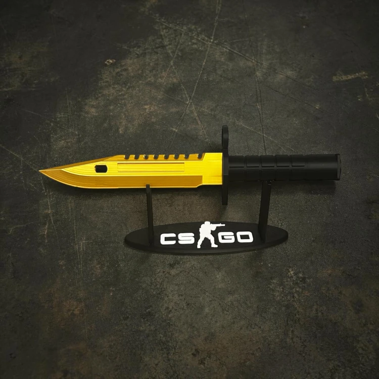 Nóż M9 Bayonet Doppler (GOLD) Dekoracja CSGO i CS2 Druk 3D