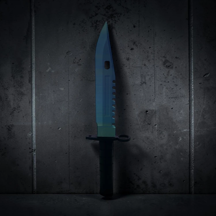 Nóż M9 Bayonet Doppler (ICE) Dekoracja CSGO i CS2 Druk 3D
