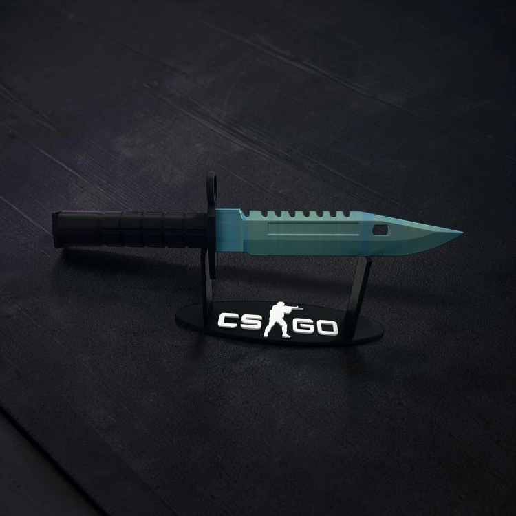 Nóż M9 Bayonet Doppler (ICE) Dekoracja CSGO i CS2 Druk 3D