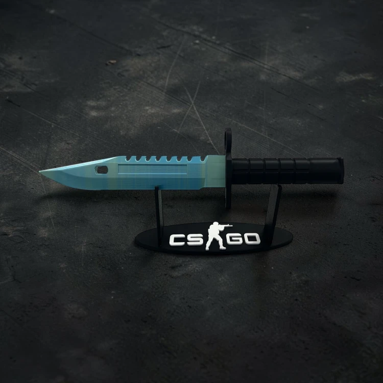Nóż M9 Bayonet Doppler (ICE) Dekoracja CSGO i CS2 Druk 3D
