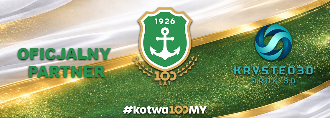 Oficjalny partner Klubu Kotwica Kórnik - Krysteo3D